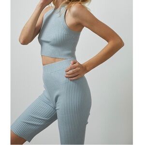 Lunya 🆕  Ribbed Cozy Cotton & Silk Blend Bike Shorts